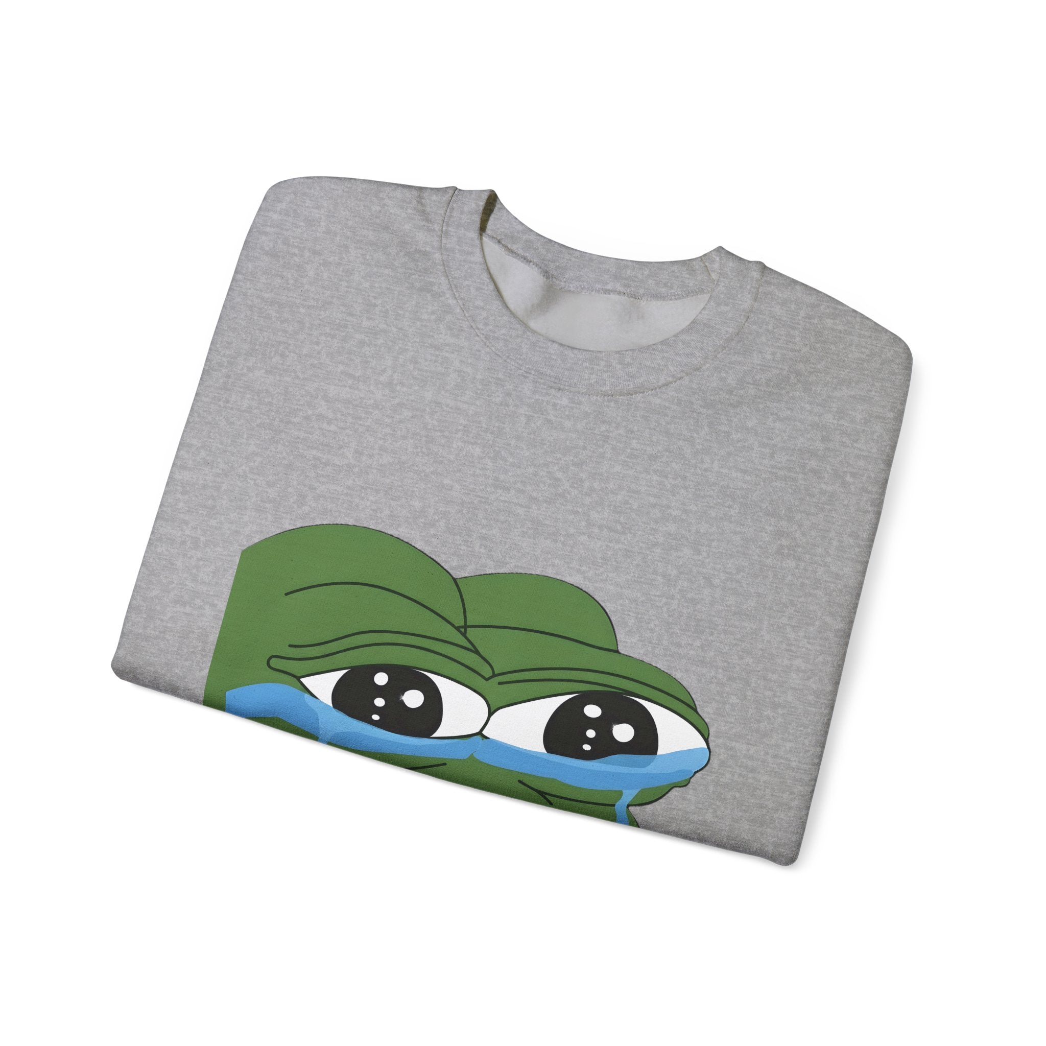 Crying Pepe Graphic Sweatshirt