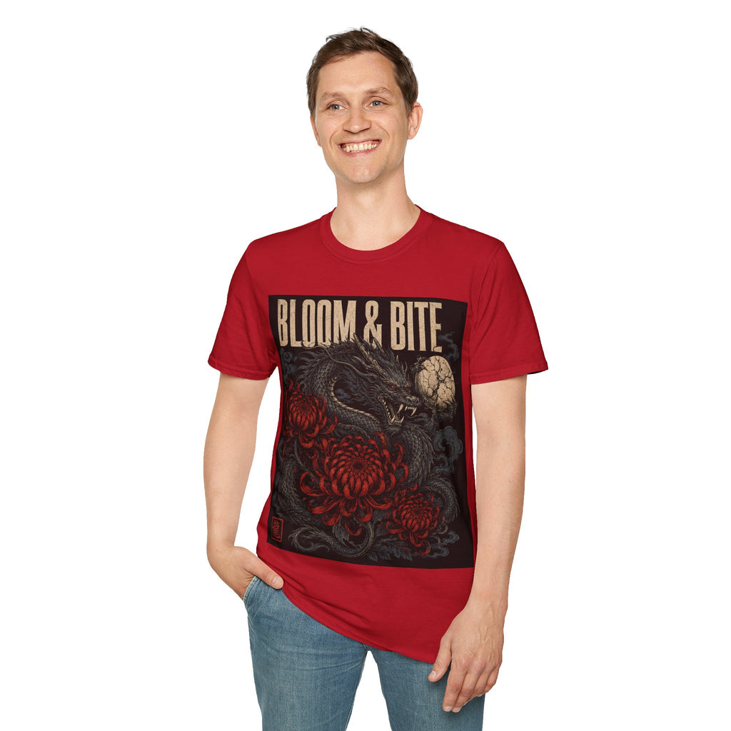 Bloom & Bite Dragon Floral Graphic Tee