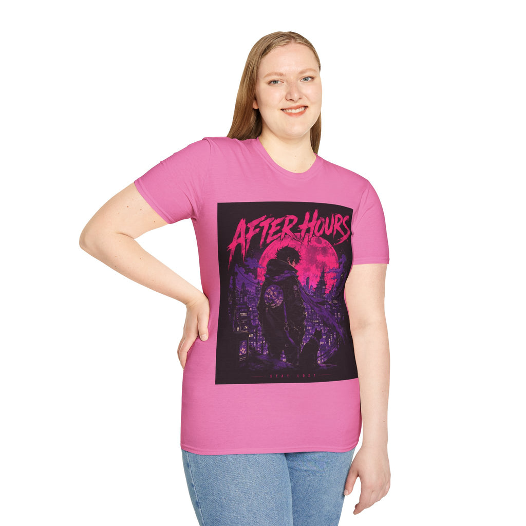 After Hours Graphic T-Shirt — Neon Night City Retro Tee