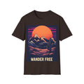 Sunset Mountains T-Shirt — Retro Desert Sunset Graphic Tee