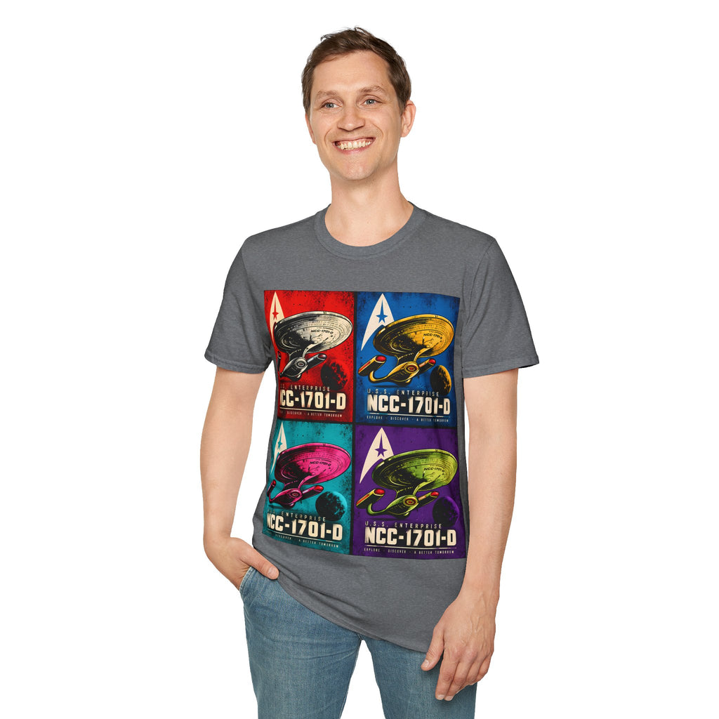 Starship NCC-1701-D Pop Art T-Shirt