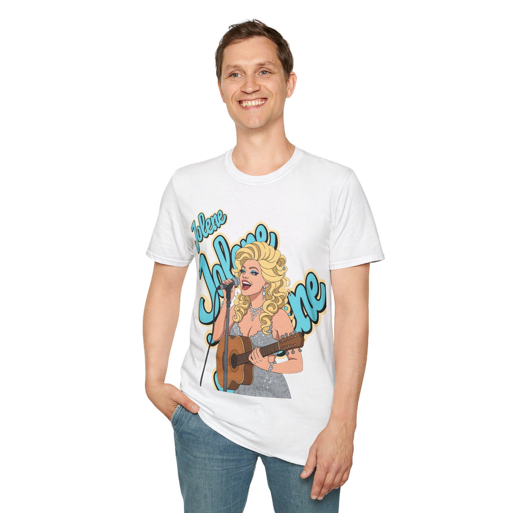 Dolly Parton Inspired Retro Pop Art T‑Shirt 'Jolene' Singer Graphic Tee