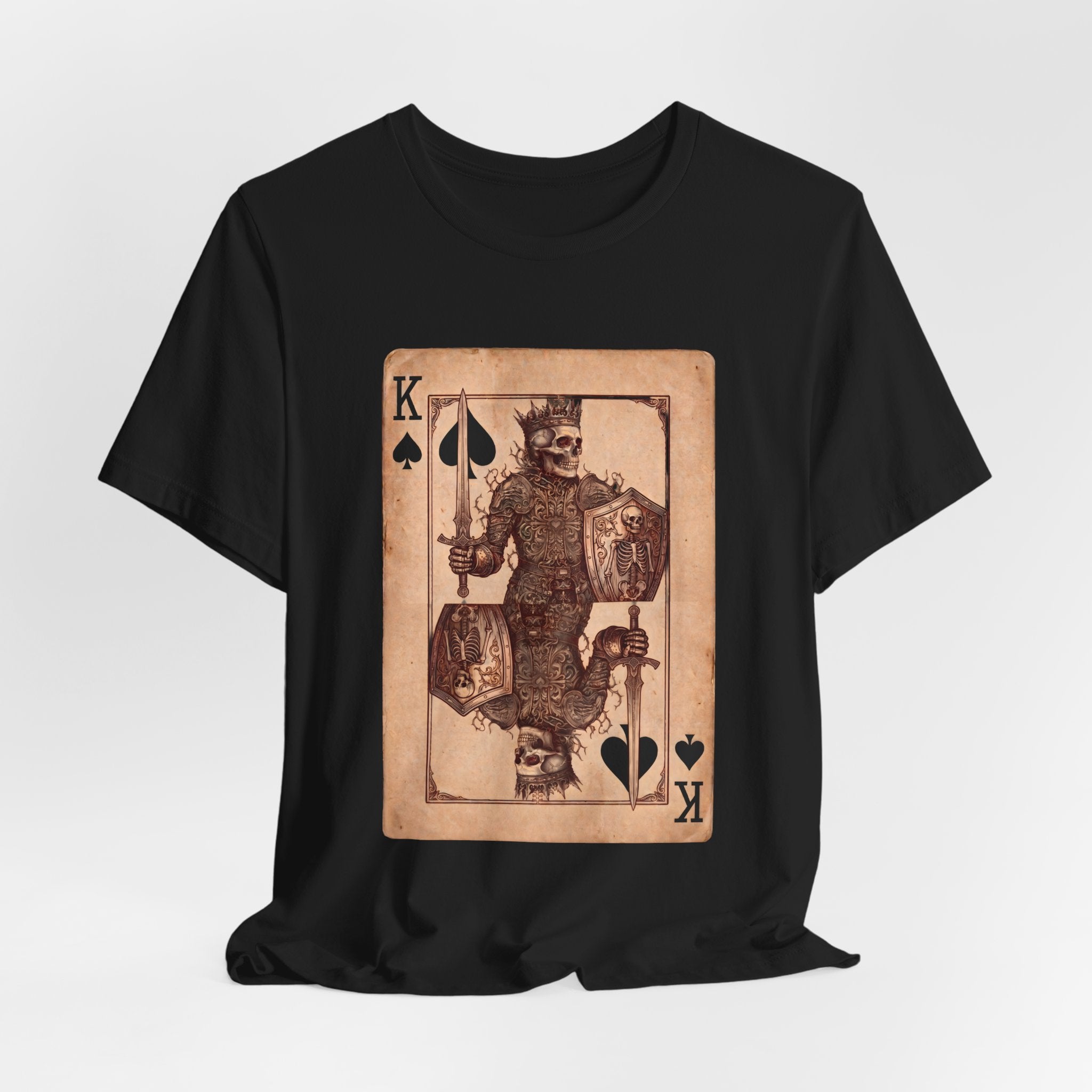 King of Spades Playing Card Graphic Tee