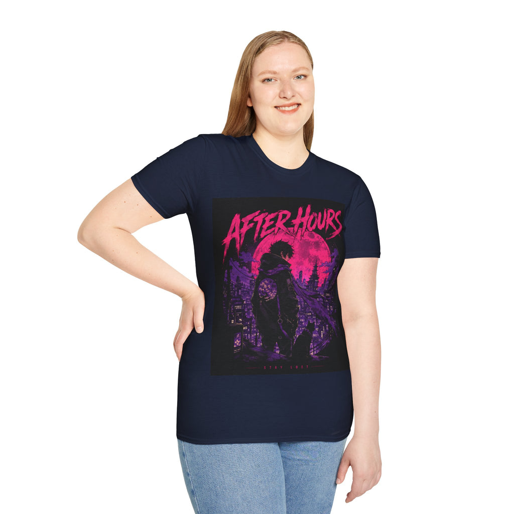 After Hours Graphic T-Shirt — Neon Night City Retro Tee