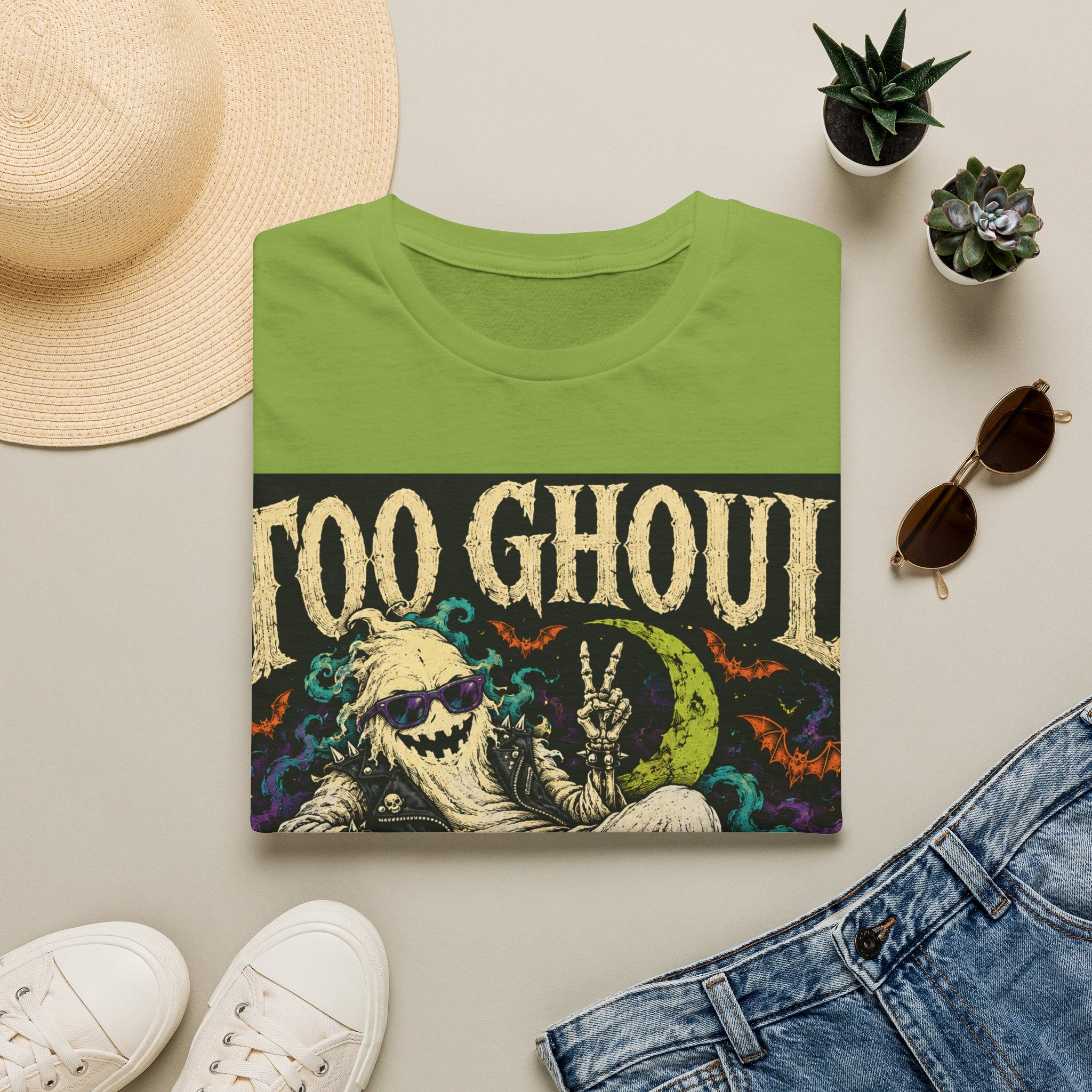 Too Ghoul For You T-Shirt — Retro Halloween Ghost Pumpkin Tee