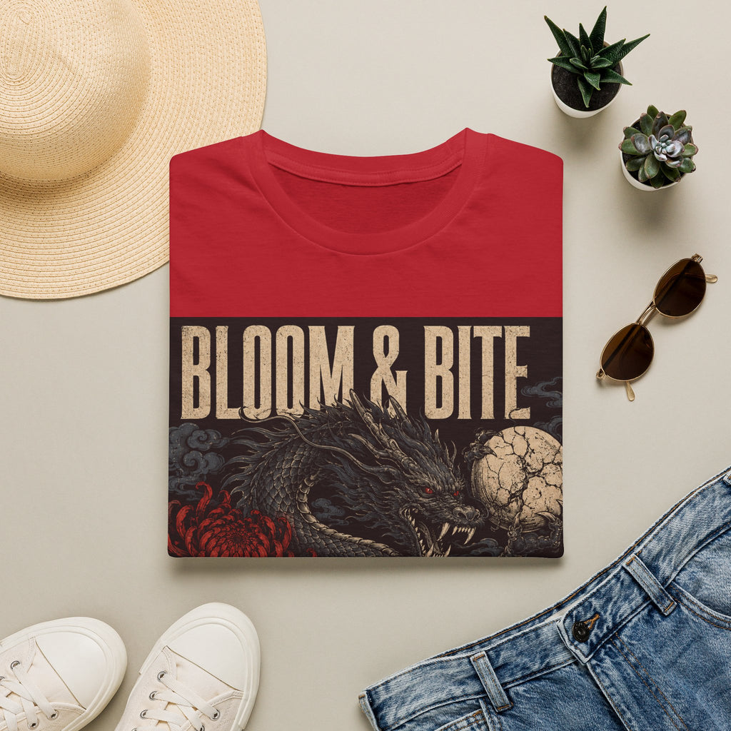 Bloom & Bite Dragon Floral Graphic Tee