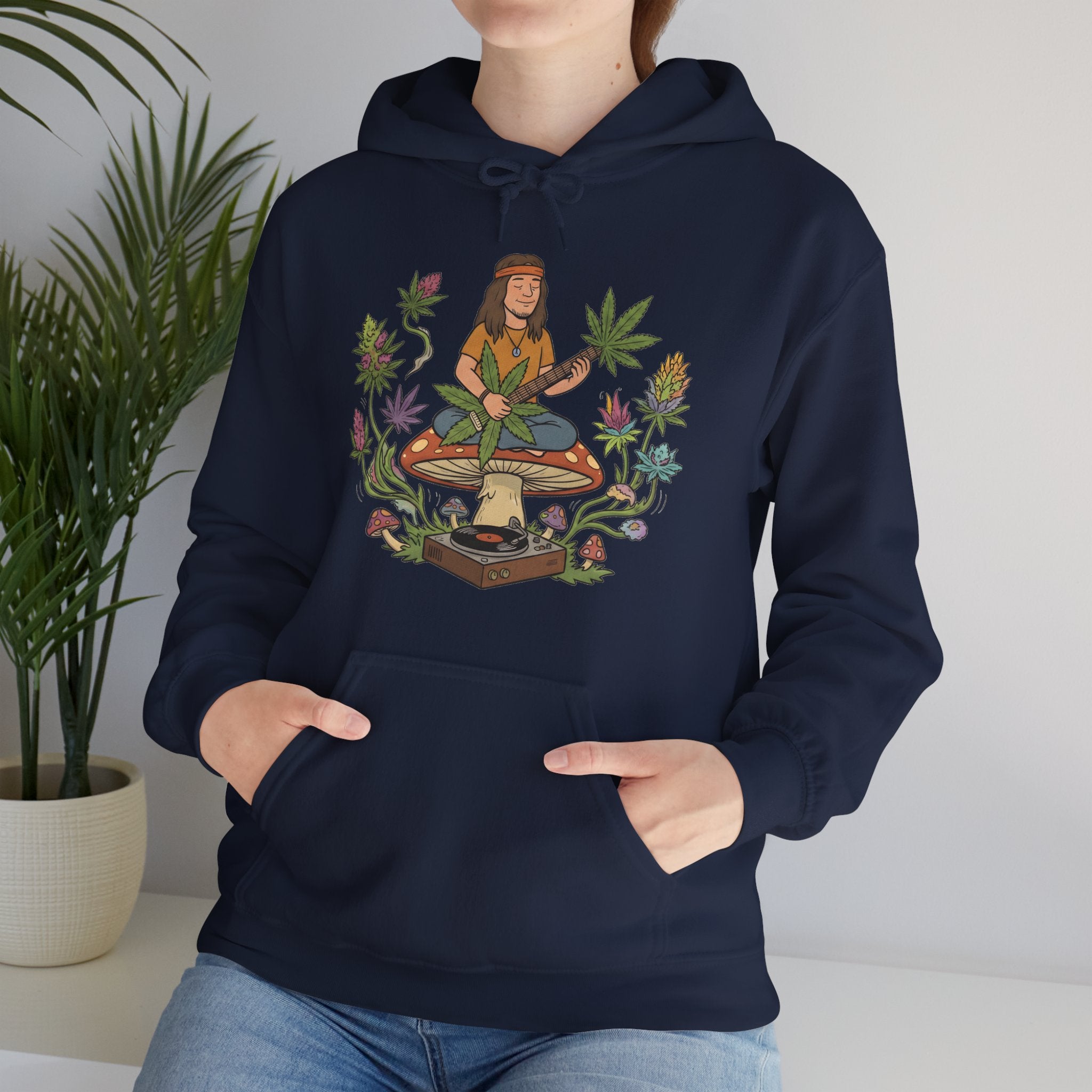 Toadstool - Hoodie, Stoner / Weed Culture Toadstool Design