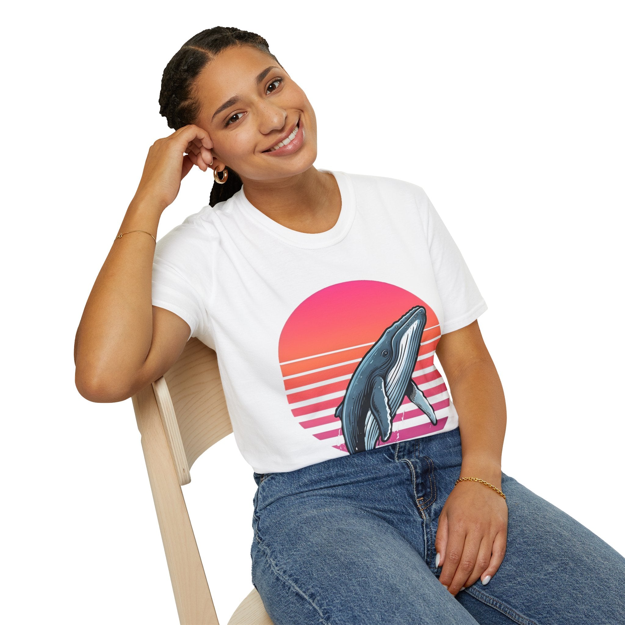 Pacific Breach - Vintage Whale / Summer Sealife T Shirt