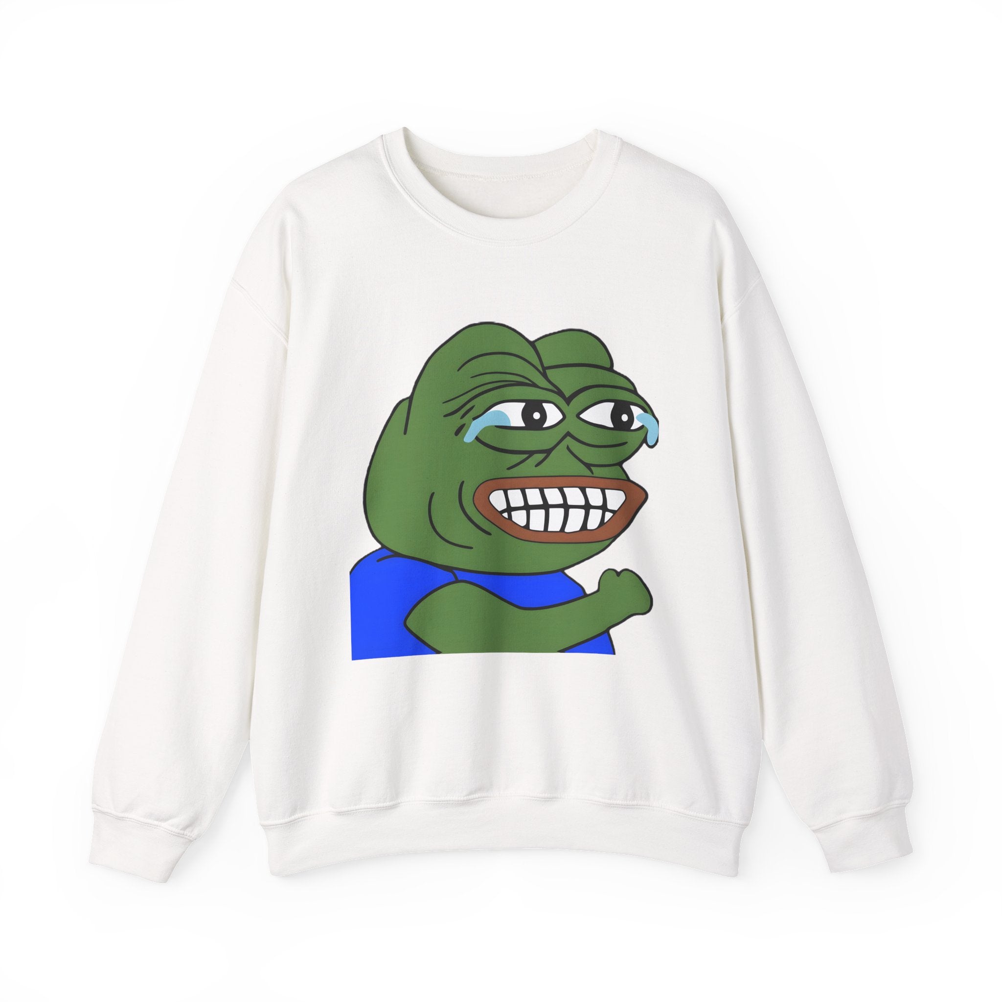 Pepe Frog Laughing Crewneck Sweatshirt