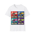 Retro Pop Art Starship NCC-1701 Crew Tee
