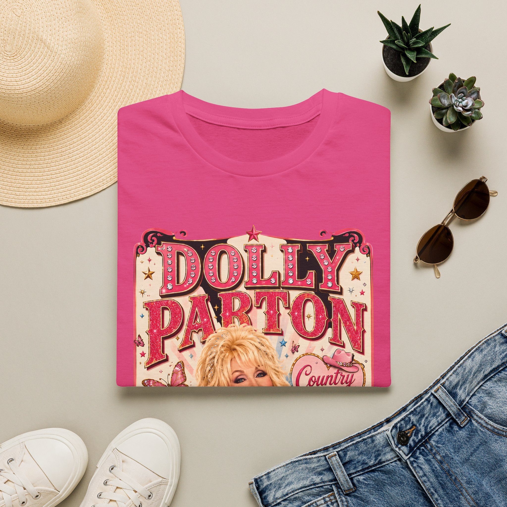 Dolly Parton Graphic T-Shirt — Retro Country Music Tee