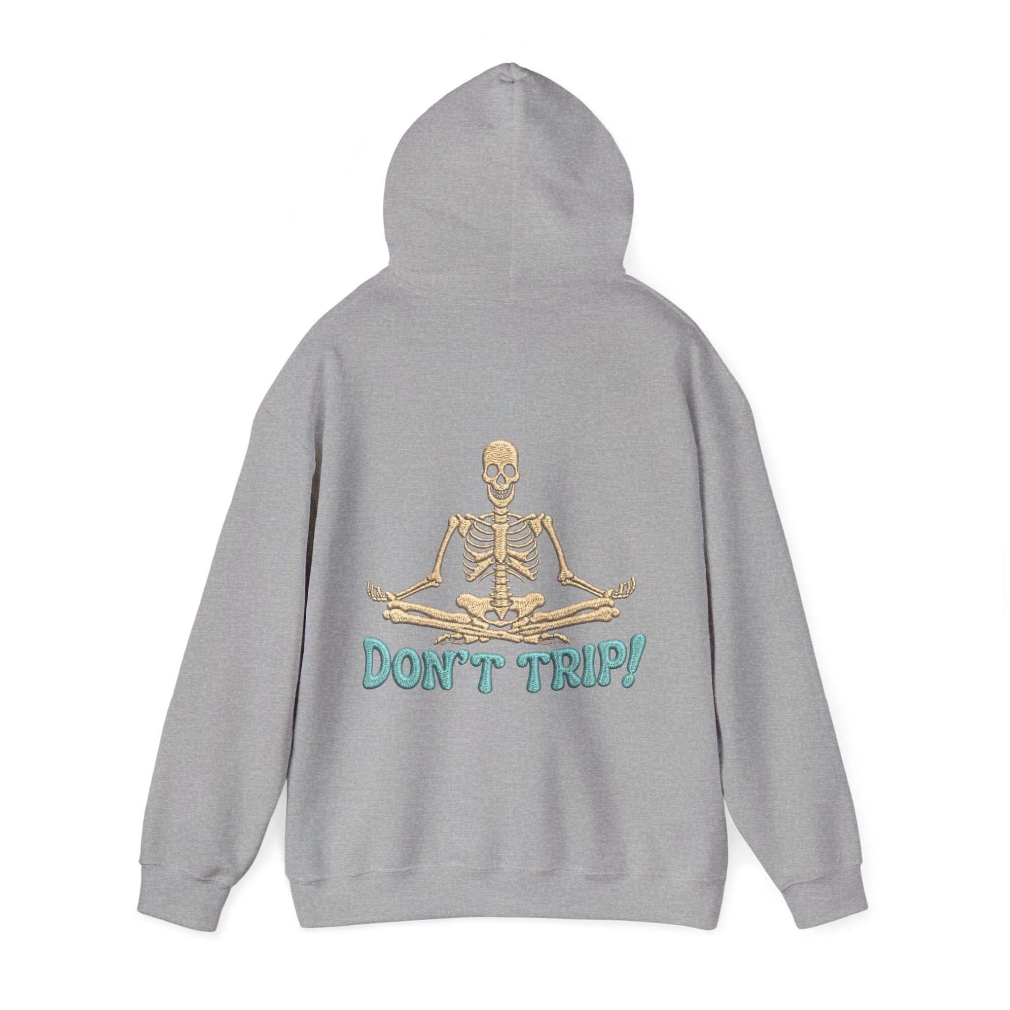 Don’t Trip! Meditating Skeleton Hoodie - Funny GTA 6 Inspired Yoga Skeleton