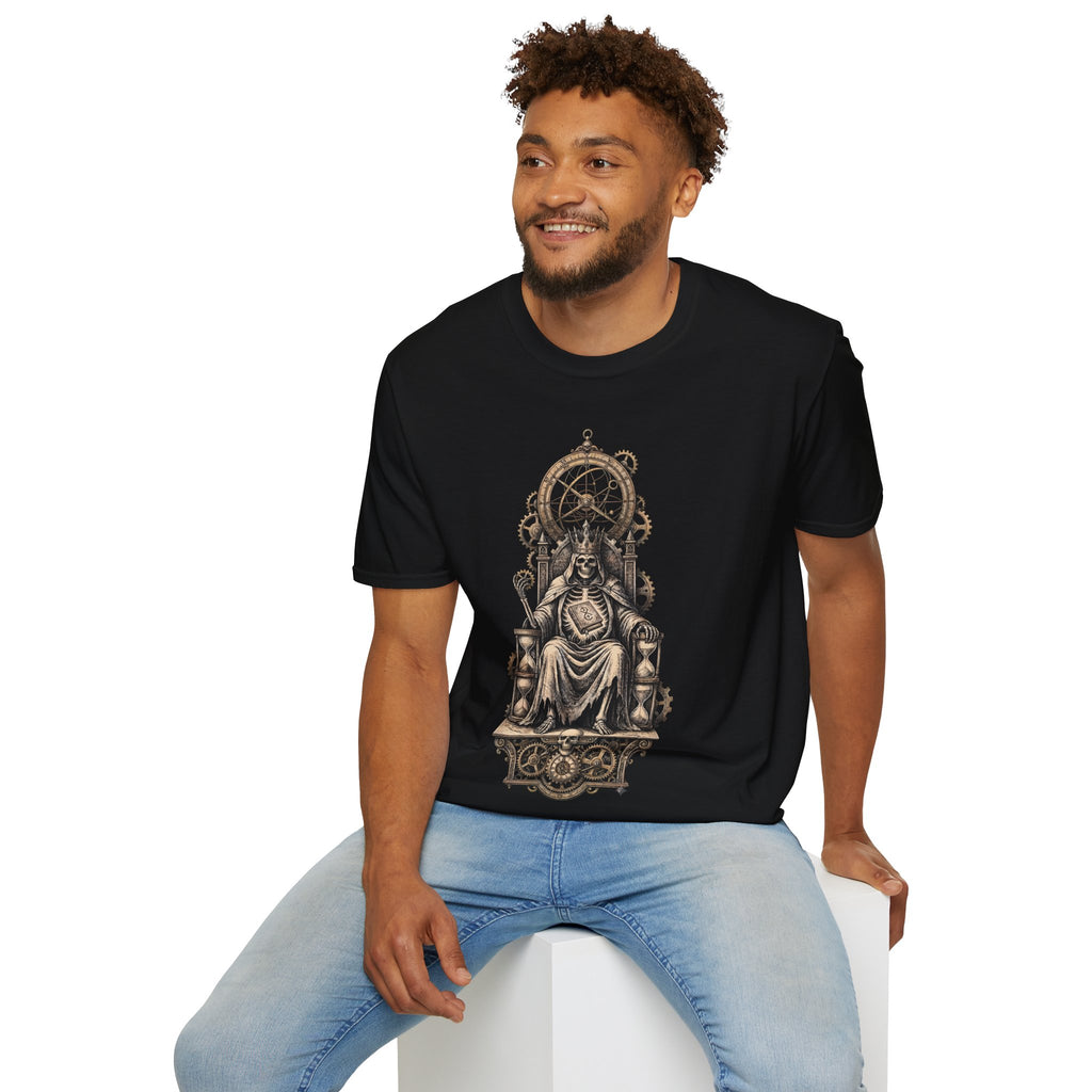 Time is our Keeper - T-Shirt, Gothic / Dark Fantasy Grim Reaper Design