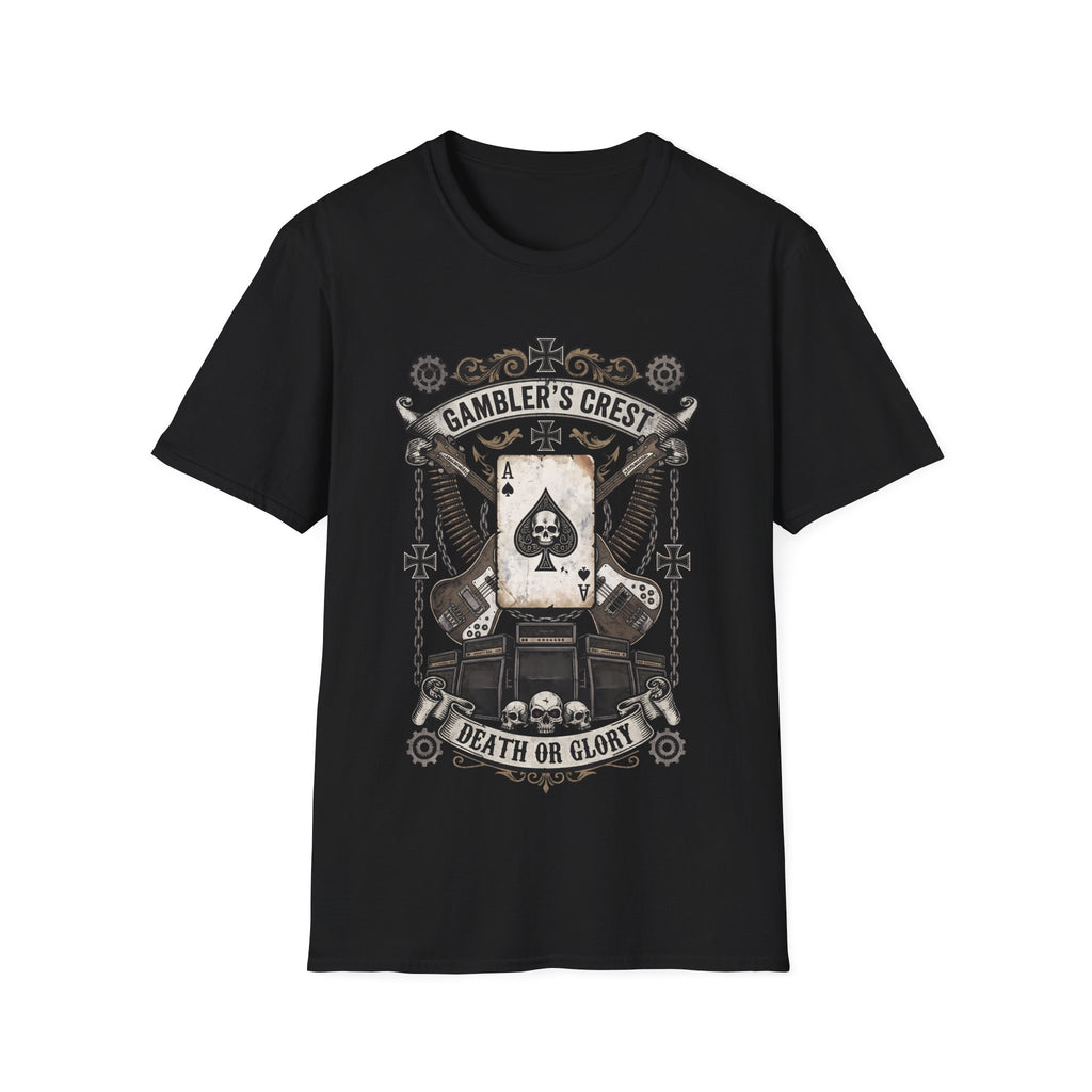 Gambler’s Crest Death of Glory Motorhead inspired T-Shirt