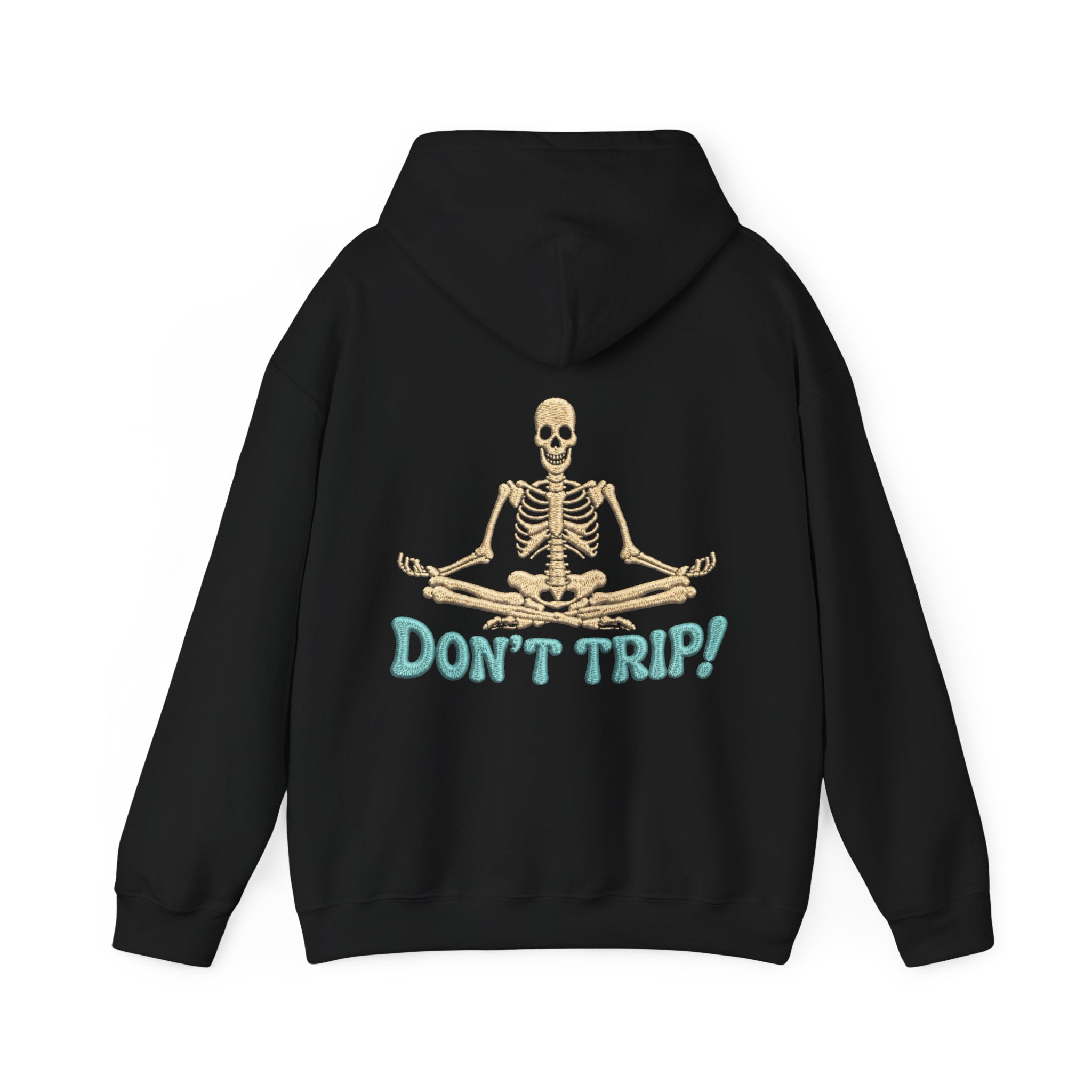 Don’t Trip! Meditating Skeleton Hoodie - Funny GTA 6 Inspired Yoga Skeleton