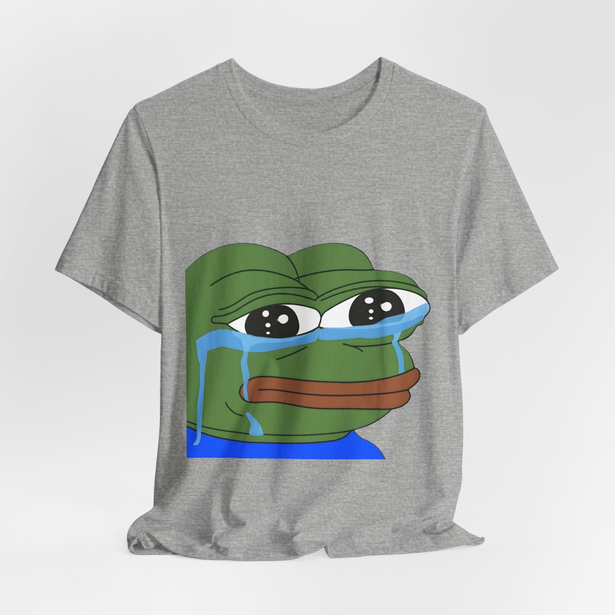 Pepe the Frog Crying Meme T-Shirt — Funny Internet Meme Tee