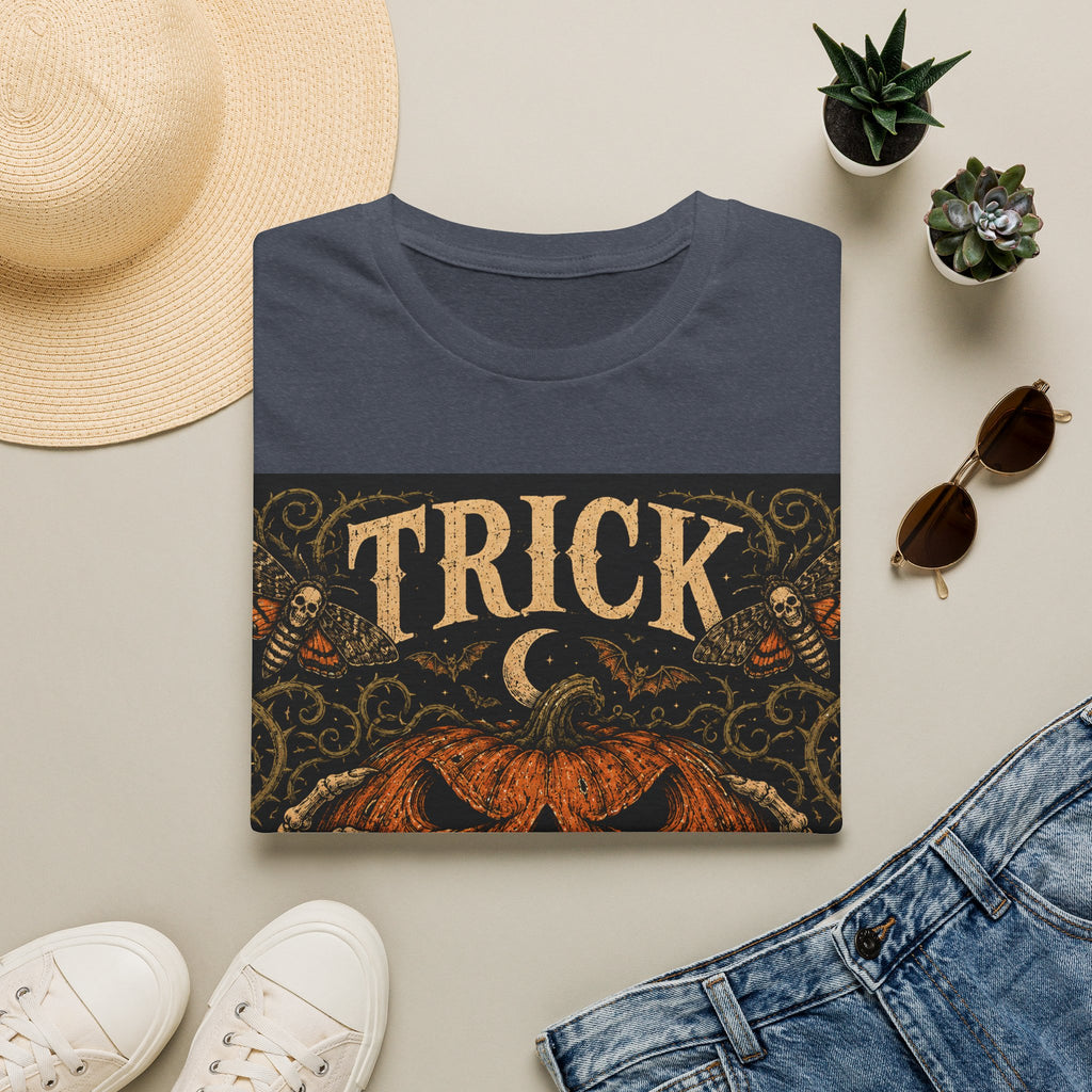 Halloween 'Trick or Teeth' T-Shirt — Vintage Scary Pumpkin Graphic