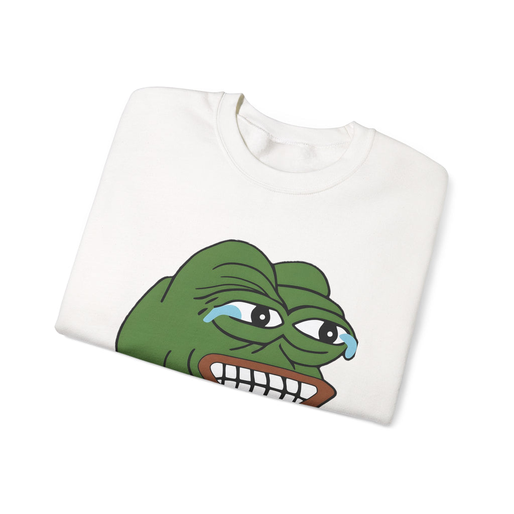 Pepe Frog Laughing Crewneck Sweatshirt