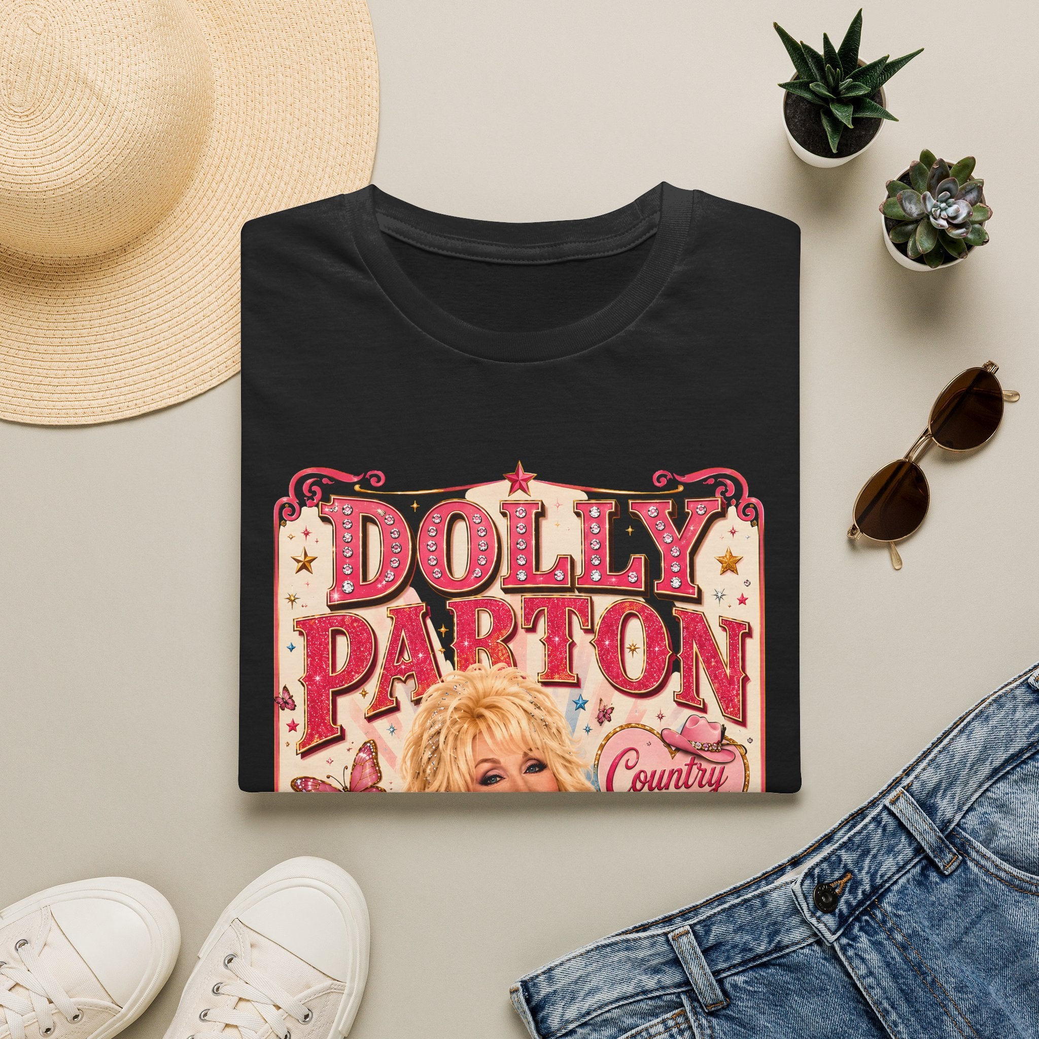 Dolly Parton Graphic T-Shirt — Retro Country Music Tee