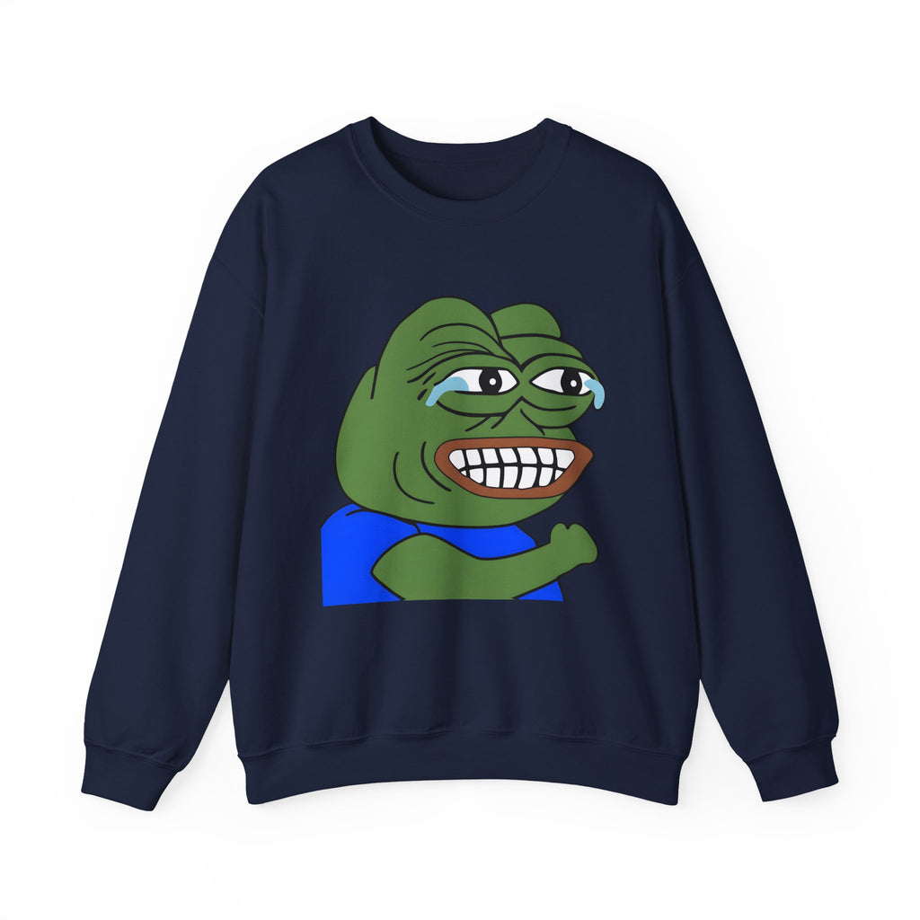 Pepe Frog Laughing Crewneck Sweatshirt