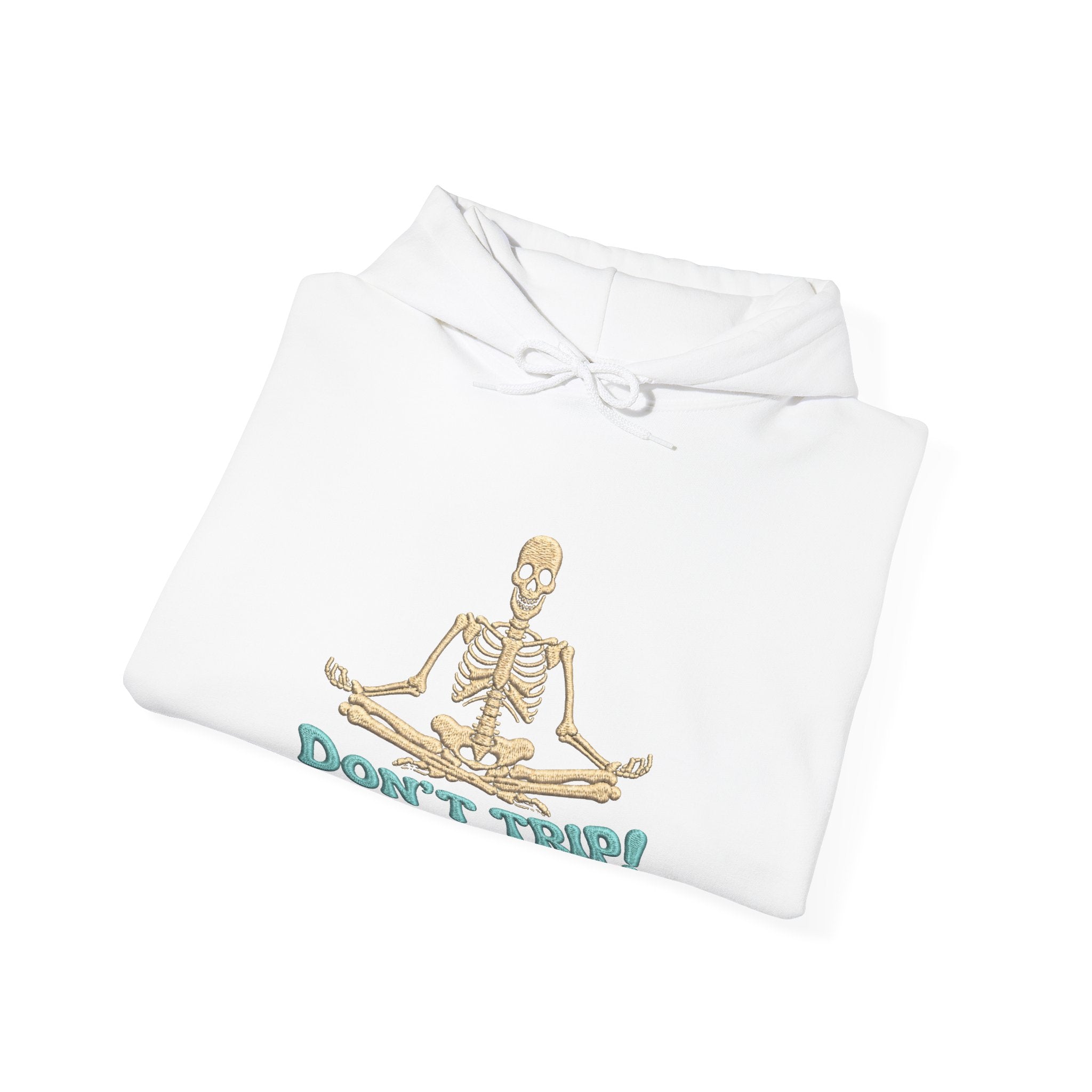 Don’t Trip! Meditating Skeleton Hoodie - Funny GTA 6 Inspired Yoga Skeleton