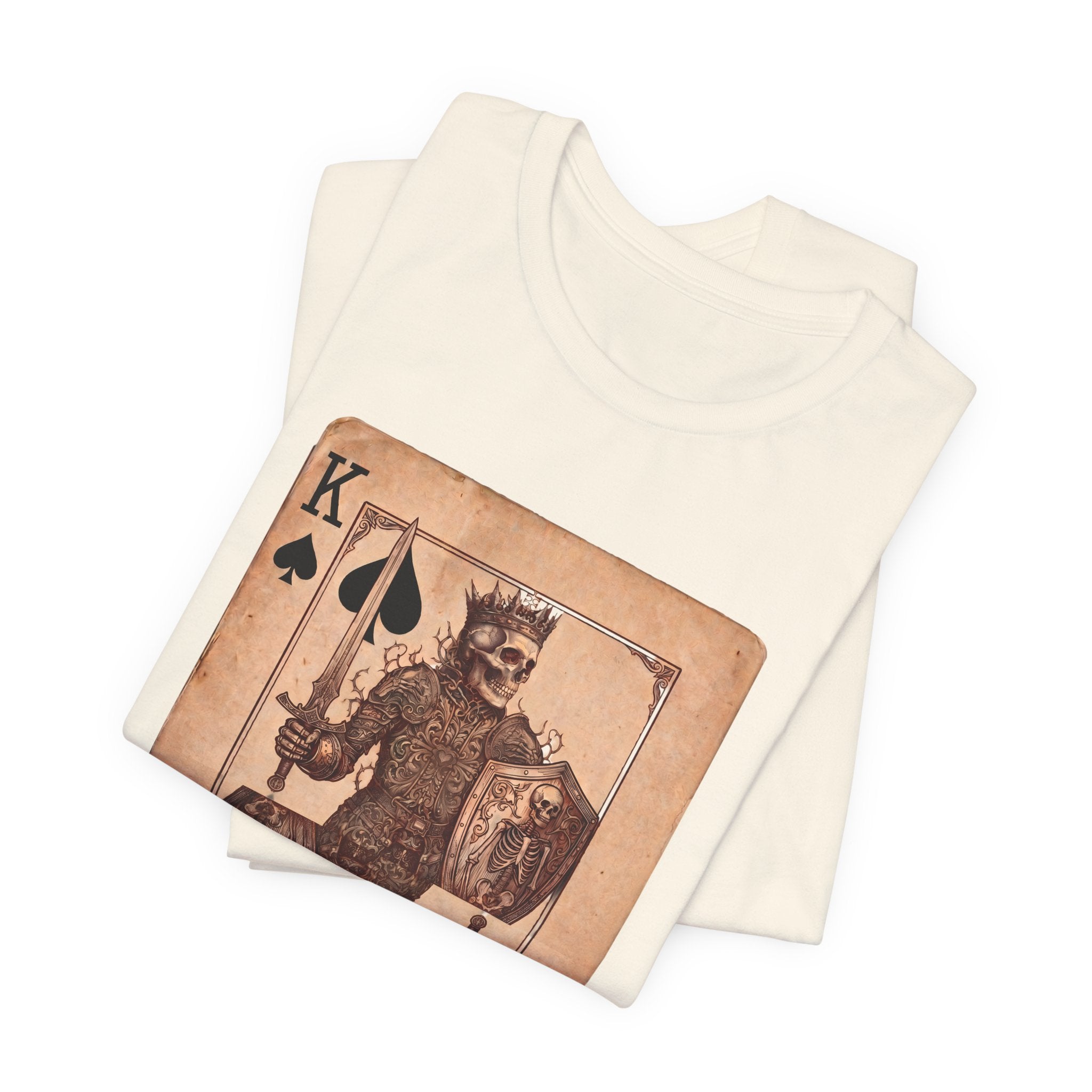 King of Spades Playing Card Graphic Tee