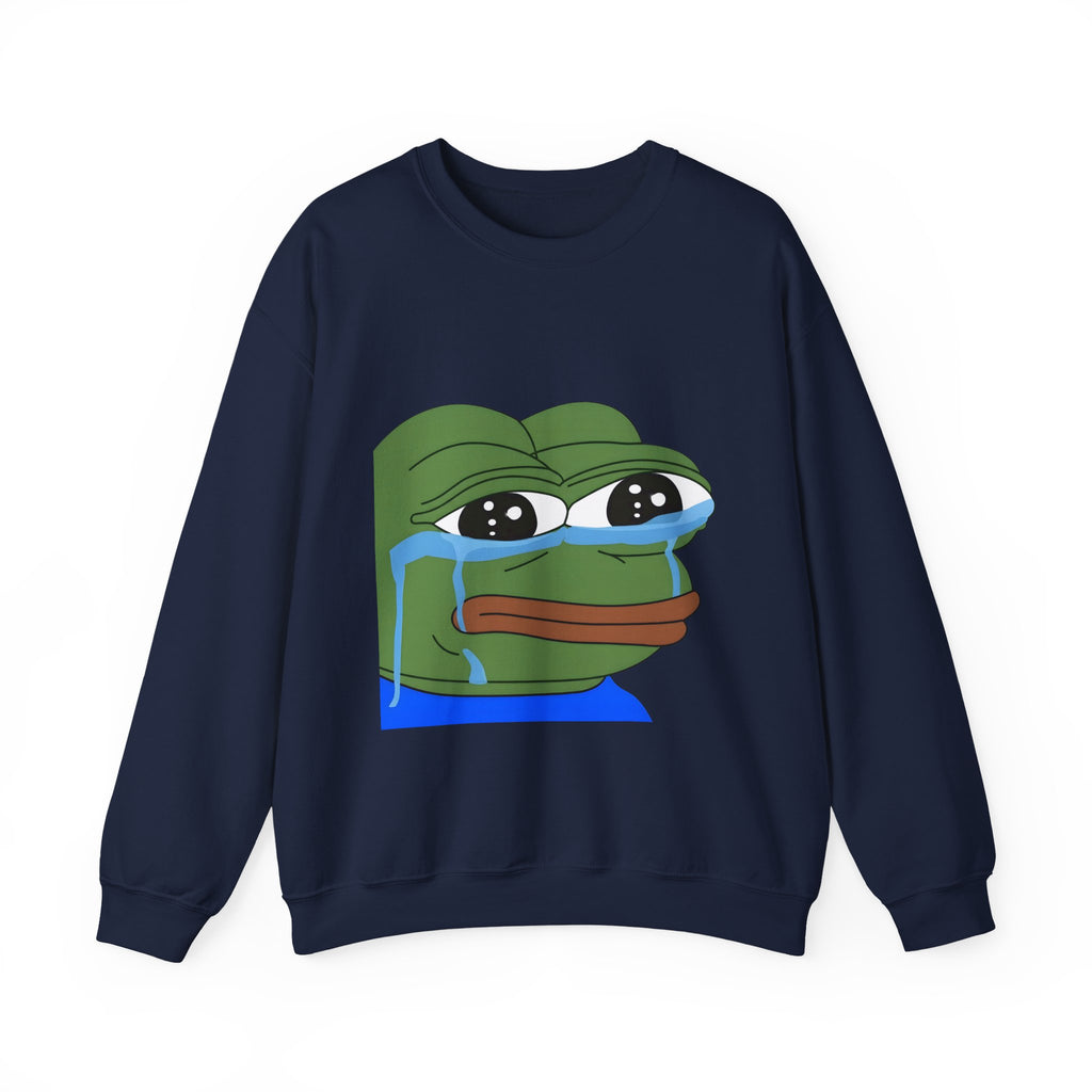 Crying Pepe Graphic Sweatshirt