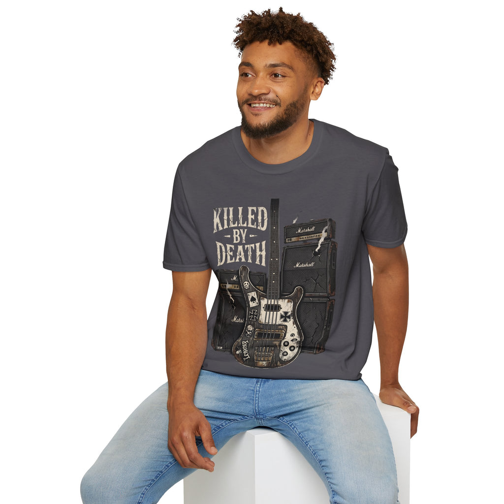 KILLED BY DEATH Motorhead Lemmy inspired Bass Tee