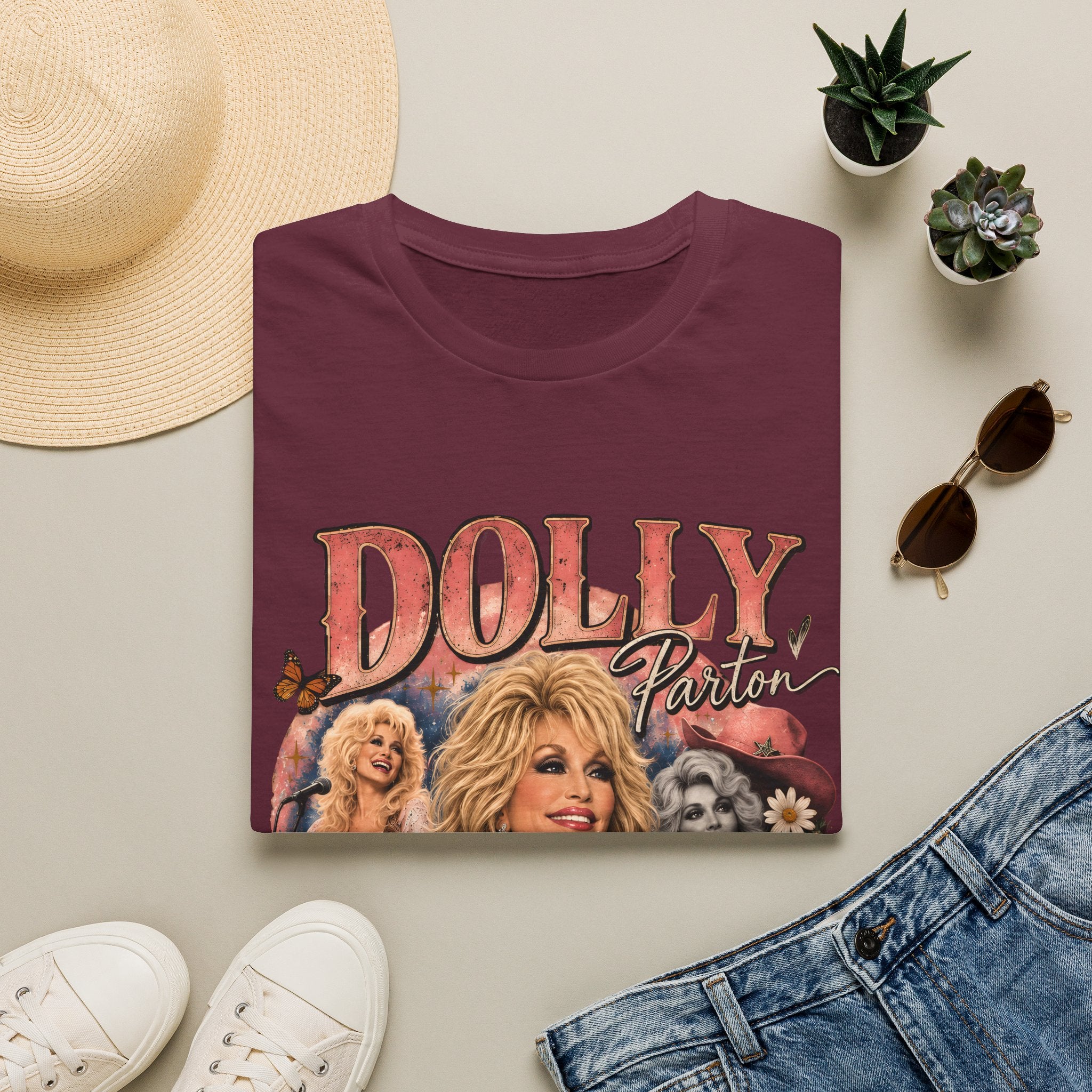Dolly Parton Vintage Graphic T‑Shirt