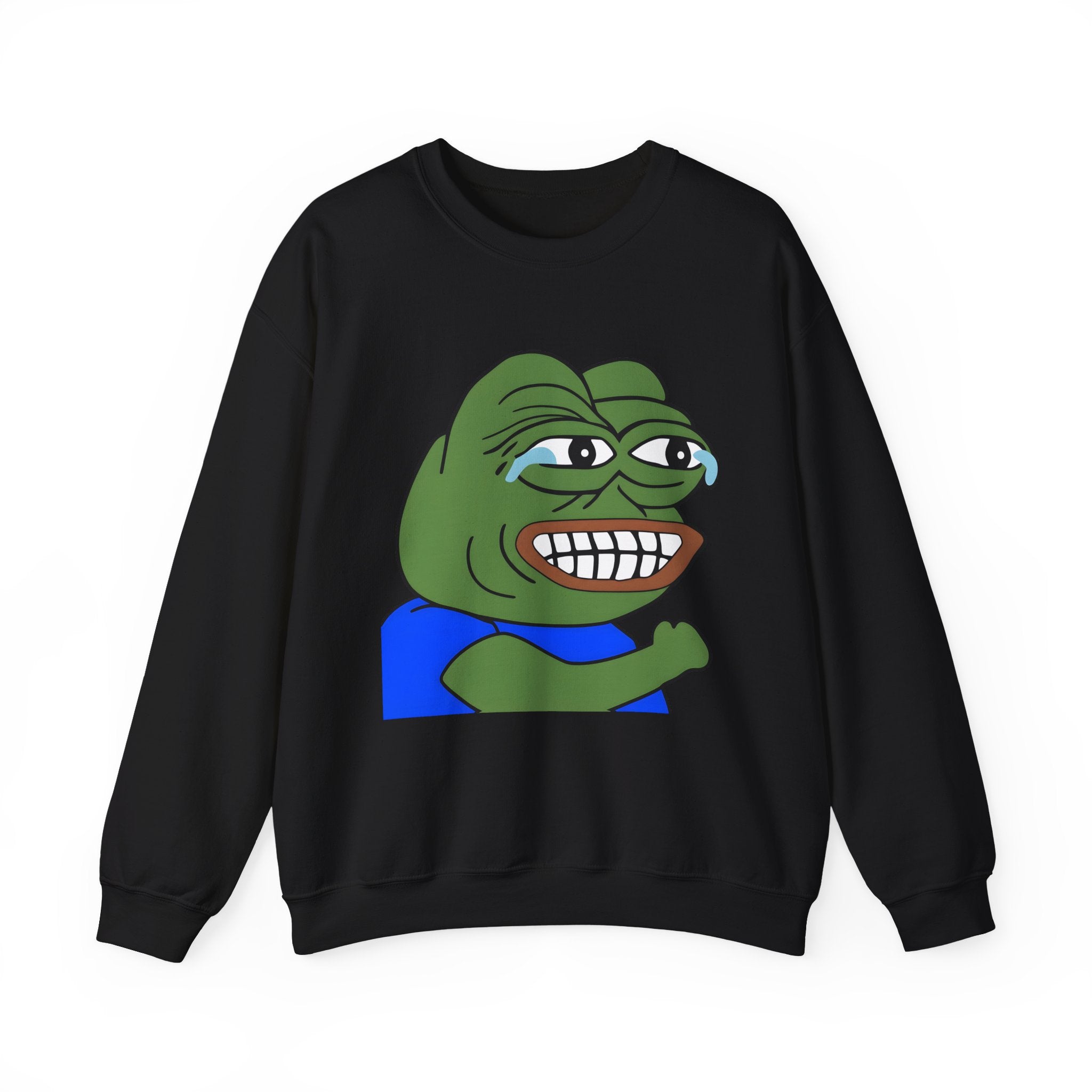 Pepe Frog Laughing Crewneck Sweatshirt