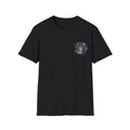 Mystical Prism Pocket T-Shirt — Colorful Cosmic Cat Graphic