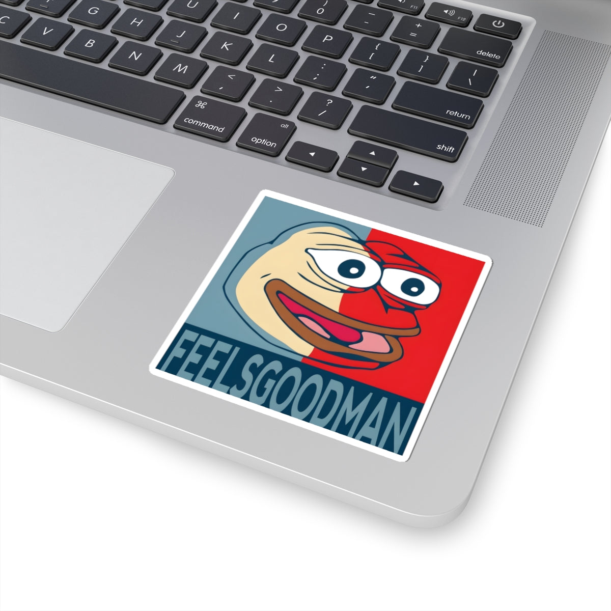 FeelsGoodMan Pepe Sticker — Retro Pop Art Kiss-Cut Vinyl Decal