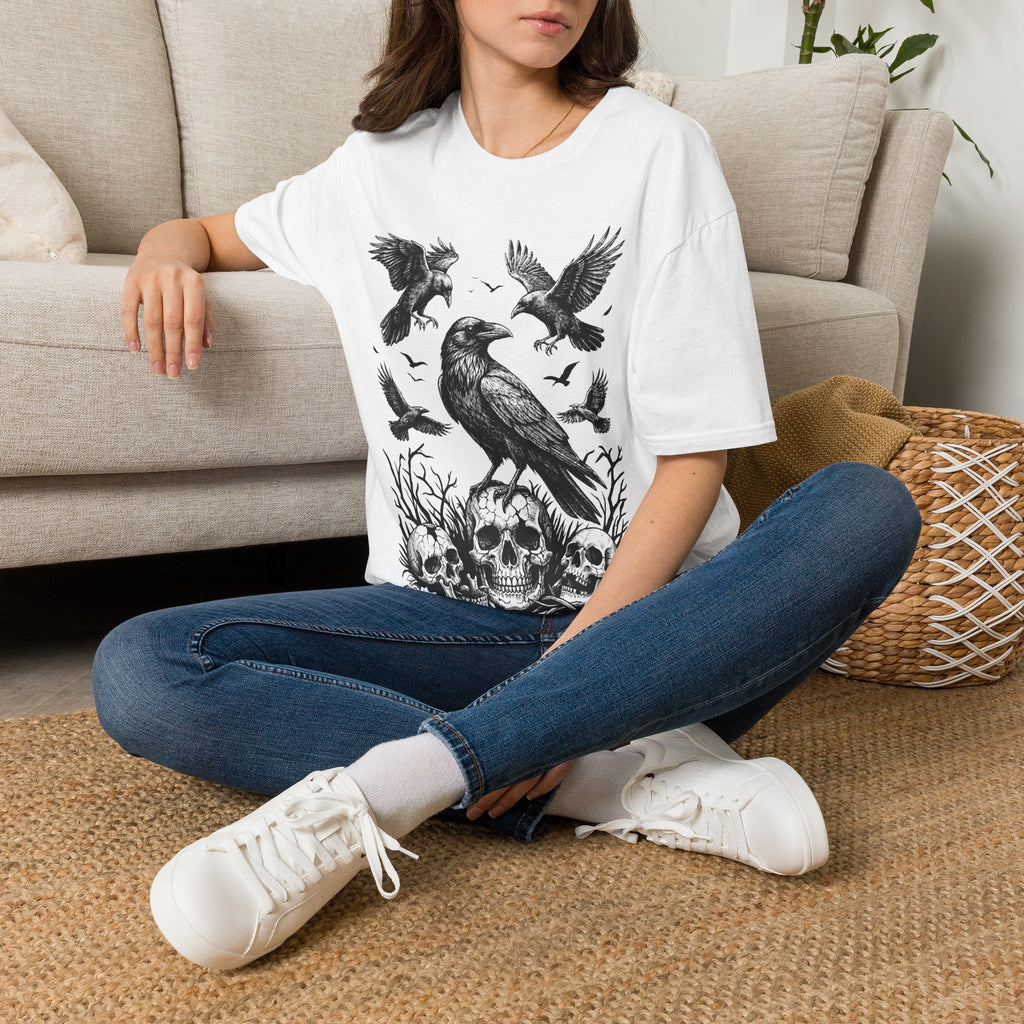 Murder of Crows - Gothic / Dark Fantasy Crow T-Shirt