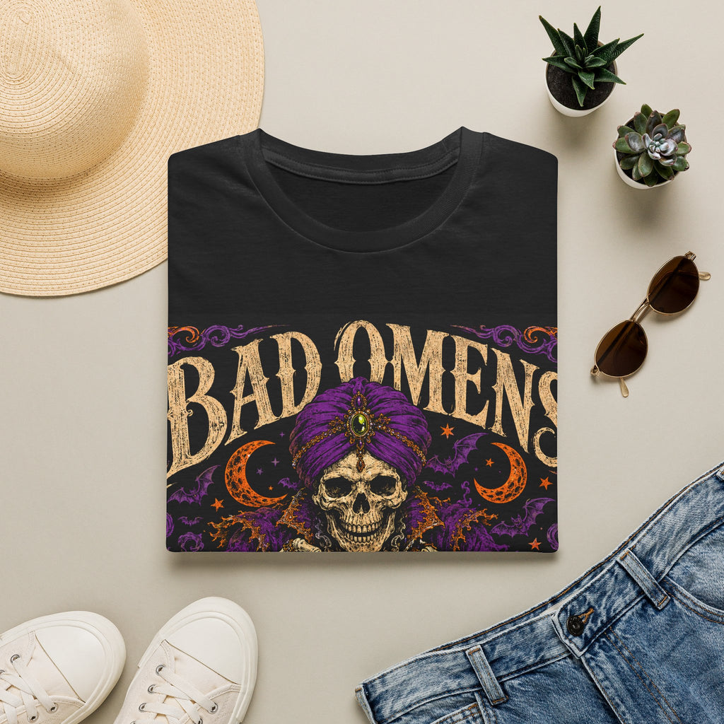 Bad Omens Skull T-Shirt — Retro Gothic Halloween Tee