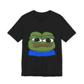 Sad Frog Graphic Tee — Meme Pepe Face T-Shirt