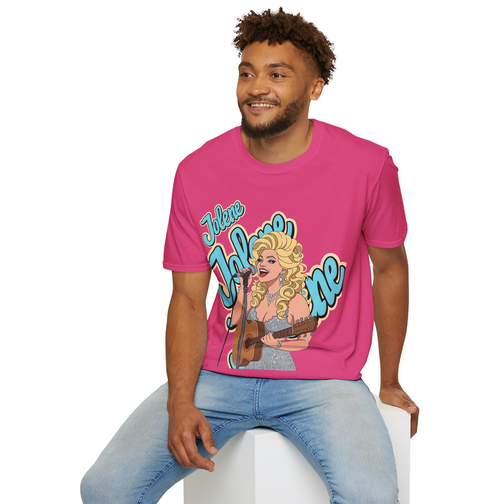 Dolly Parton Inspired Retro Pop Art T‑Shirt 'Jolene' Singer Graphic Tee