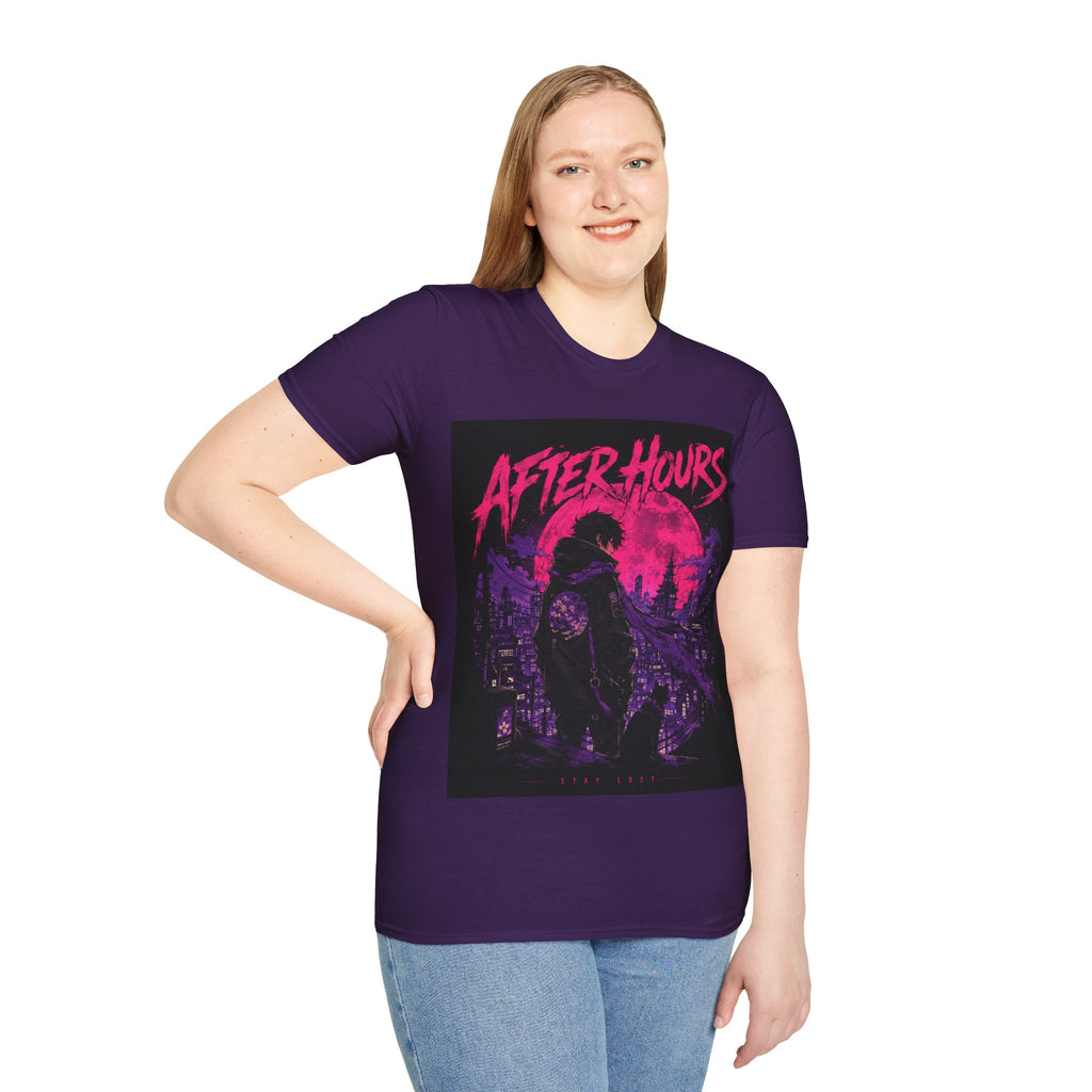 After Hours Graphic T-Shirt — Neon Night City Retro Tee