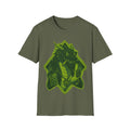 Dragon Lighter Graphic T-Shirt — Neon Green Dragon with Sunglasses