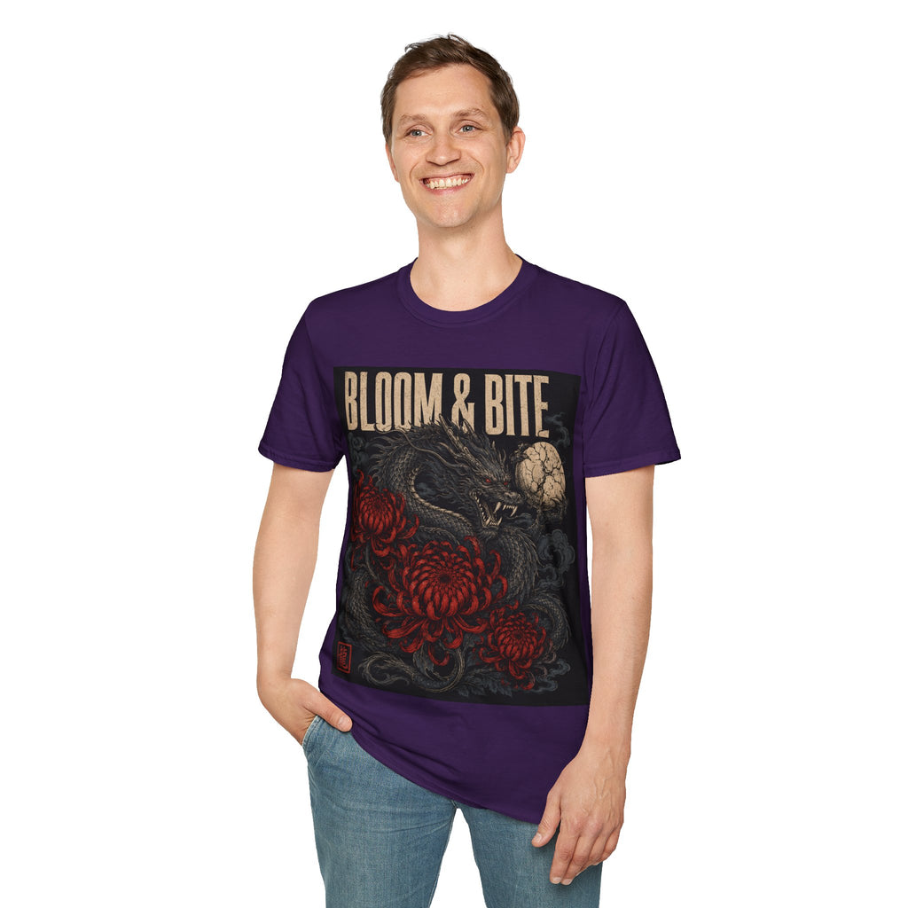 Bloom & Bite Dragon Floral Graphic Tee