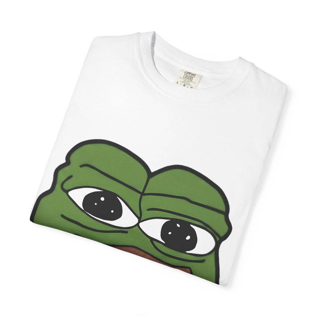 Sad Frog Face T-Shirt — Meme Graphic Tee
