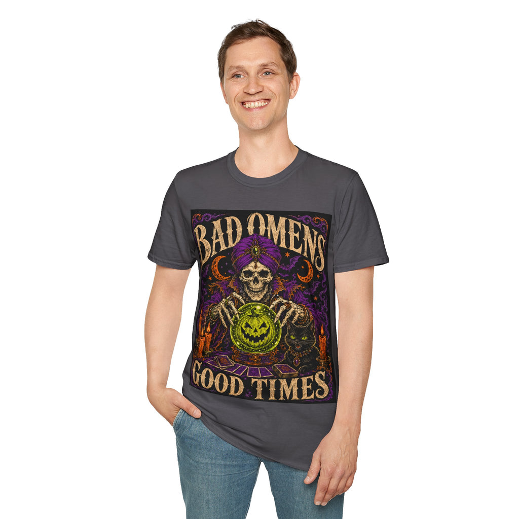 Bad Omens Skull T-Shirt — Retro Gothic Halloween Tee