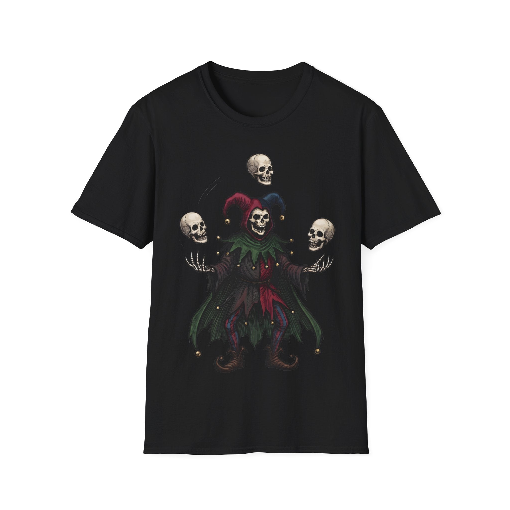 Juggling with Death - Gothic / Dark Fantasy Skeleton T-Shirt