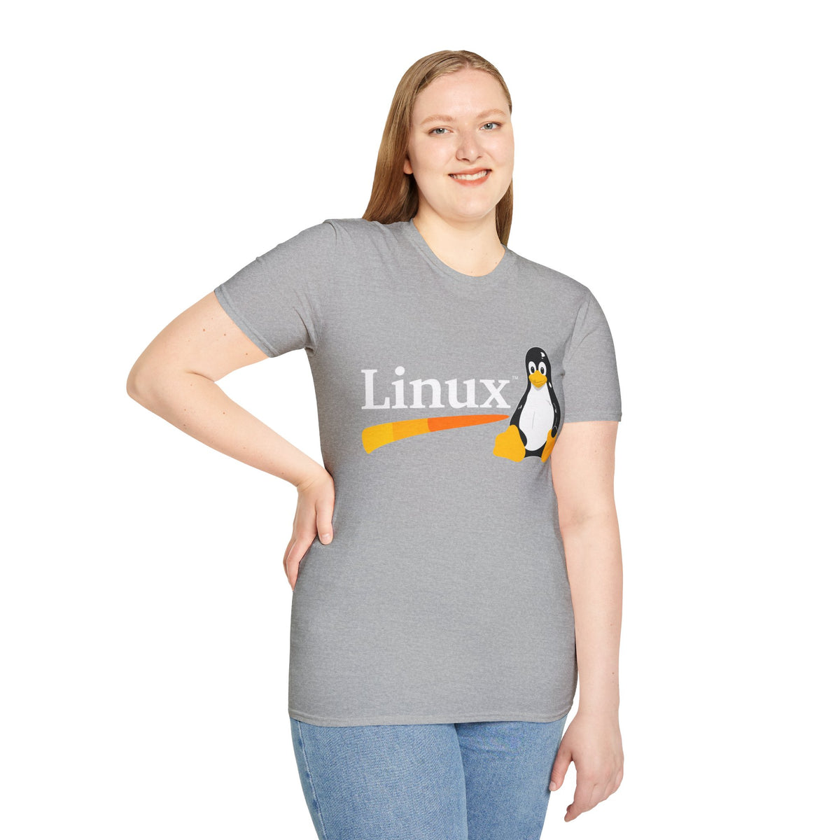 Linux Penguin Logo T‑Shirt — Retro Tech Tee for Developers & Open Source Fans