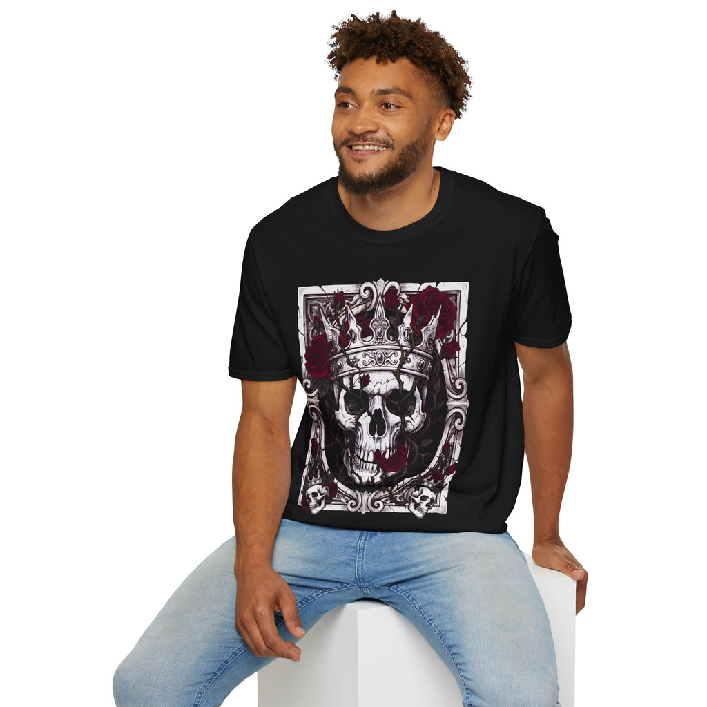 The Briar King - T-Shirt, Gothic / Dark Fantasy Skulls & Roses Design