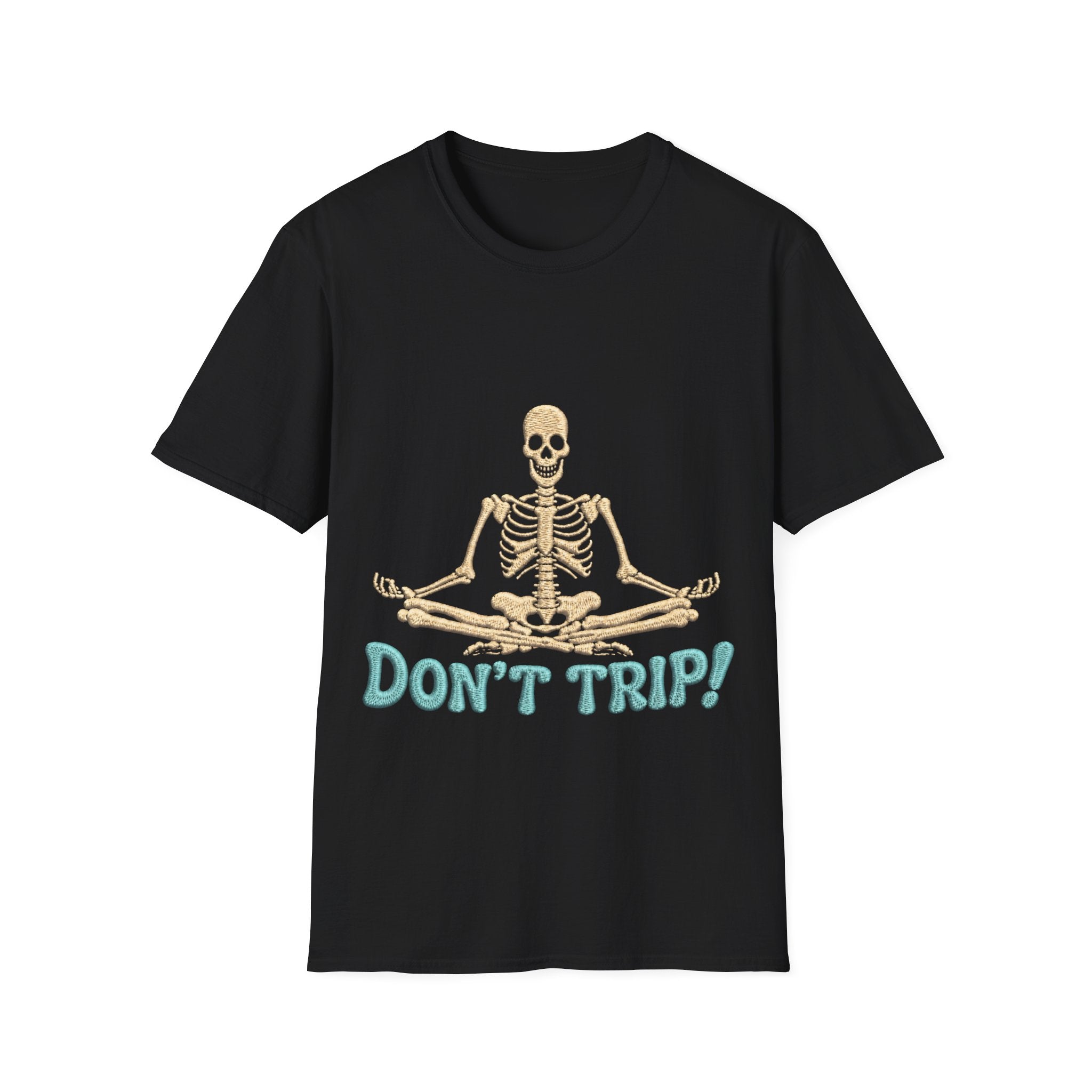 Skeleton Yoga T-Shirt - 'Don't Trip' Funny Skeleton GTA 6 Inspired