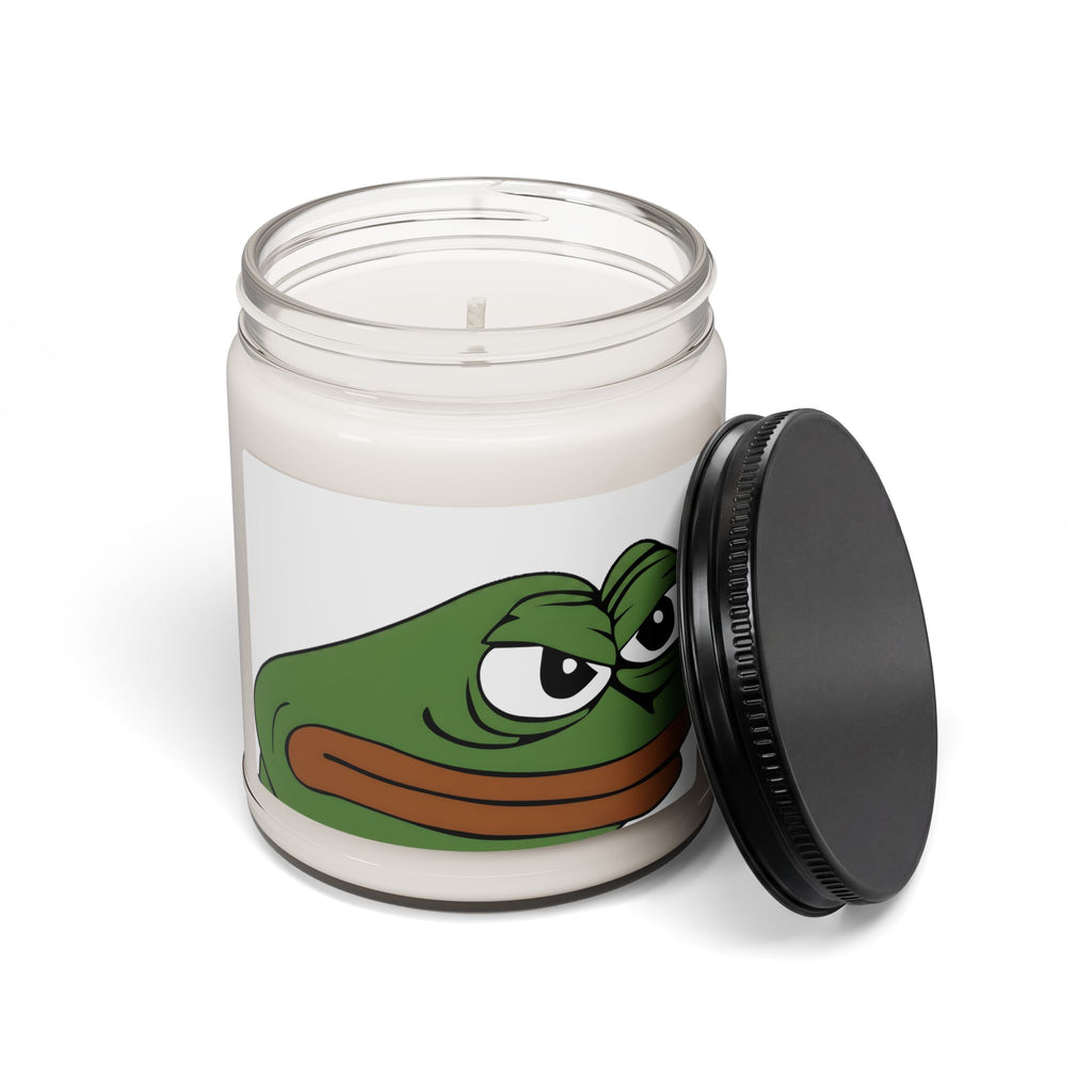 Pepe Frog Scented Soy Candle — 9oz Novelty Jar Candle