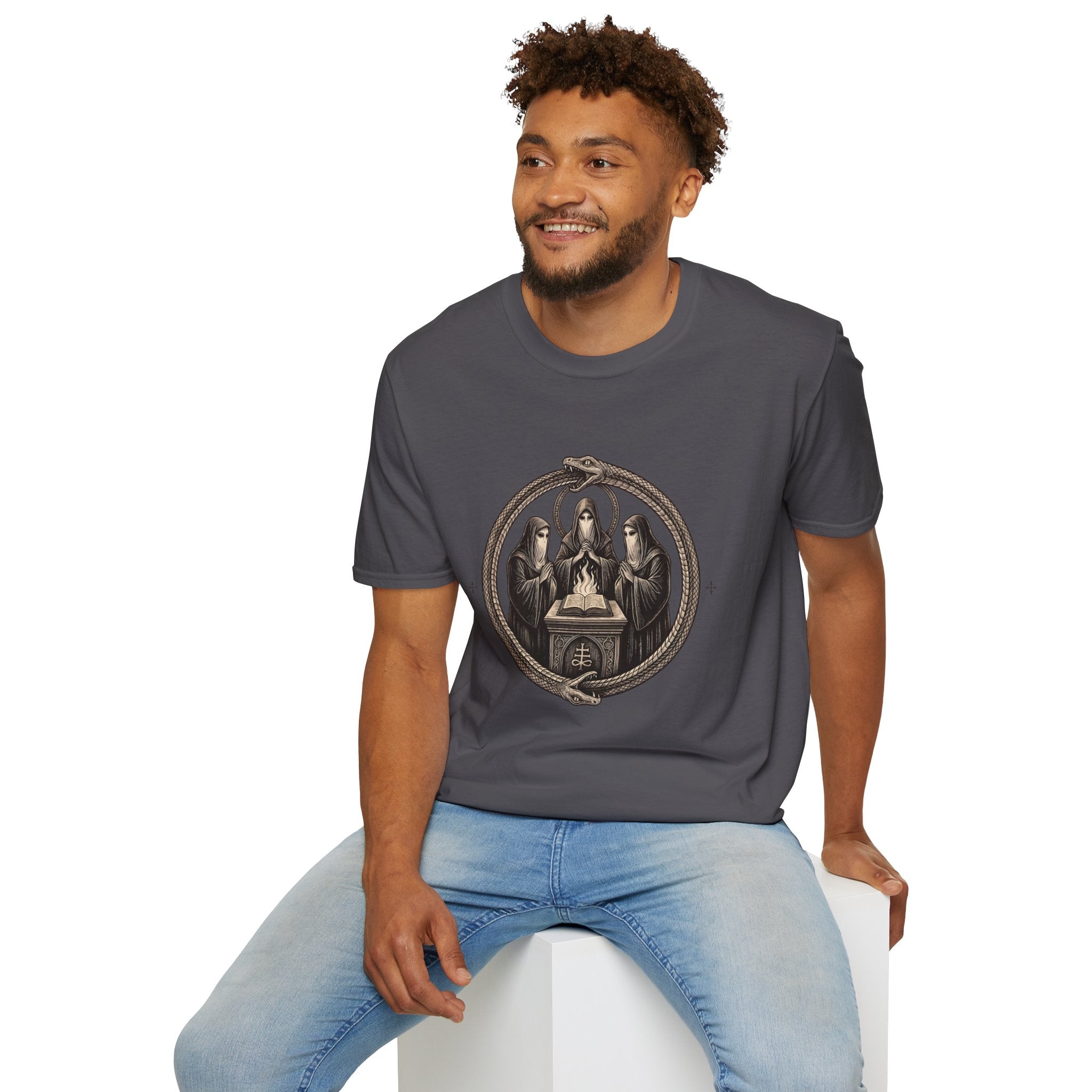 Ouroboros - T-Shirt, Gothic / Dark Fantasy Ourboros Design