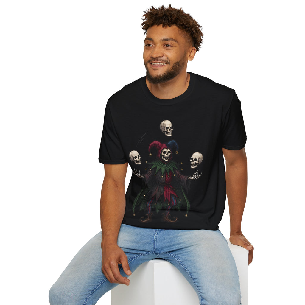 Juggling with Death - Gothic / Dark Fantasy Skeleton T-Shirt