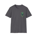 Neon Cyber Skull T-Shirt — Glowing Green Sci‑Fi Graphic Tee
