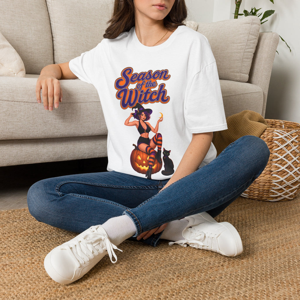 Season of the Witch T-Shirt - Retro Halloween Witch Graphic Tee